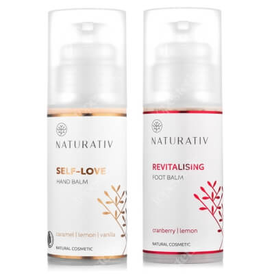 Naturativ Love Hand and Foot ZESTAW Rewitalizujący Balsam do Stop 100 ml + Balsam do rąk 100 ml