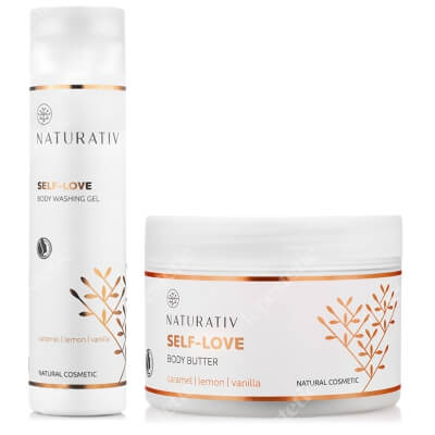 Naturativ Self Love Body Set ZESTAW Żel myjący 250 ml + Masło do ciała 250 ml