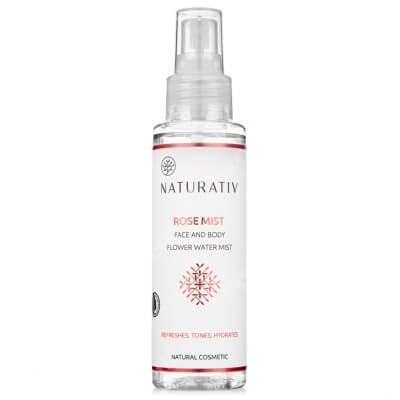 Naturativ Water Mist Rose Wodna mgiełka do twarzy i ciała - różana 100 ml