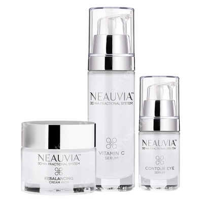 Neauvia Nawilżenie Regeneracja Ukojenie 2019 ZESTAW Krem pielęgnacyjny 50 ml + Serum z witaminą C 30 ml + Serum pod oczy 15 ml