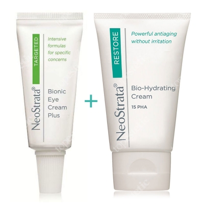 NeoStrata Bio-Hydrating Cream + Bionic Eye Cream Plus ZESTAW Nawilżający krem do twarzy 40 g + Krem pod oczy 15 g