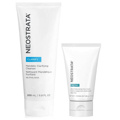 NeoStrata Clarifying Cleanser + Ultra Moisturizing Face Cream ZESTAW Żel do mycia twarzy 200 ml + Krem do twarzy 40 g