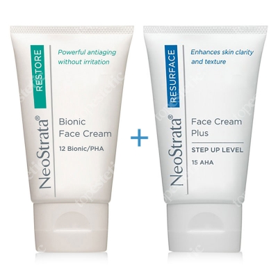 NeoStrata Face Cream Plus + Bionic Face Cream ZESTAW Krem do twarzy z kwasem glikolowym 40 g + Krem do twarzy 40 g