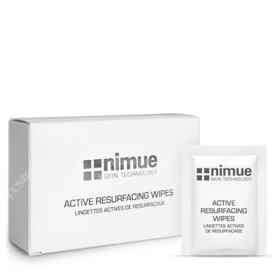 Nimue Active Resurfacing Wipes Łagodząco - odbudowujące chusteczki do twarzy 16 szt