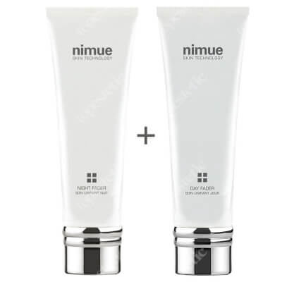 Nimue Fader Day And Night Set ZESTAW Krem rozjaśniający na noc w tubie 50 ml + Krem rozjaśniający na dzień w tubie 50 ml