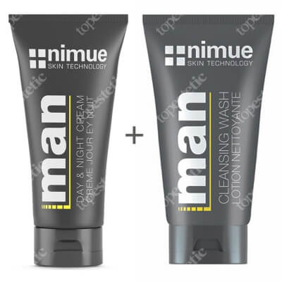 Nimue For Men Set ZESTAW Krem nawilżający 100 ml + Żel głęboko oczyszczający 140 ml