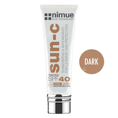 Nimue Tinted SPF 40 - Dark Barwiony krem przeciwsłoneczny, kolor Dark 60 ml