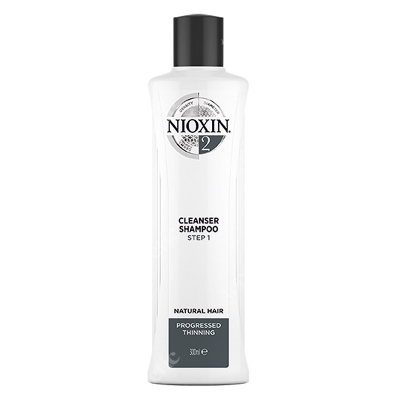 Nioxin Cleanser System 2 Szampon oczyszczający przeciw wypadaniu (włosy naturalne, cienkie, widocznie przerzedzone) 300 ml