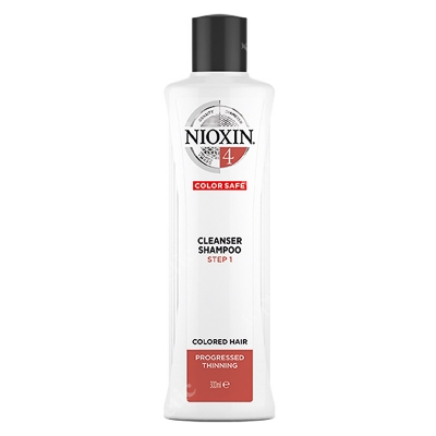Nioxin Cleanser System 4 Szampon oczyszczający przeciw wypadaniu (włosy farbowane, cienkie, widocznie przerzedzone) 300 ml