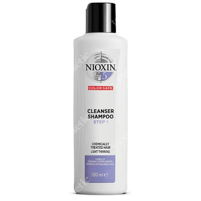 Nioxin Cleanser System 5 Szampon oczyszczający przeciw wypadaniu (włosy po zabiegach chemicznych, grube, lekko przerzedzone) 300 ml