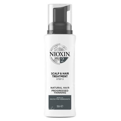 Nioxin Scalp Treatment System 2 Kuracja regenerująca przeciw wypadaniu (włosy naturalne, cienkie, widocznie przerzedzone) 100 ml