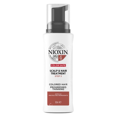 Nioxin Scalp Treatment System 4 Kuracja regenerująca przeciw wypadaniu włosy farbowane, cienkie, widocznie przerzedzone) 100 ml