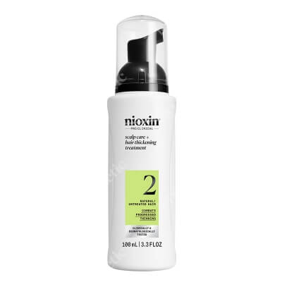 Nioxin System 2 Scalp Care Hair Thickening Treatment Kuracja do włosów naturalnych z widocznym przerzedzeniem 100 ml