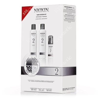 Nioxin System 2 ZESTAW XXL pielęgnacyjny przeciw wypadaniu (włosy cienkie, znacznie przerzedzone) 300, 300, 100 ml