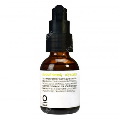 O Way Dandruff Remedy Oily Scalps Kuracja do skóry głowy z tłustym łupieżem 50 ml