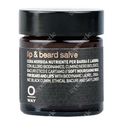 O Way Lip &amp; Beard Salve Odżywczy wosk do brody i ust 30 ml