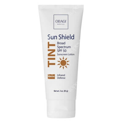 Obagi Sun Shield Tint SPF 50 Filtr przeciwsłoneczny chroniący przed UVA/UVB i podczerwienią (odcień ciepły) 85 g