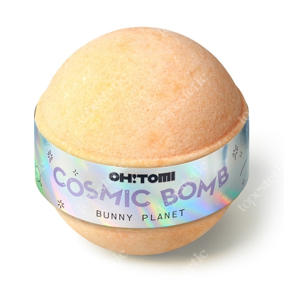 Oh Tomi Bunny Planet Musująca kula do kąpieli - pomarańcza i wanilia 130 g