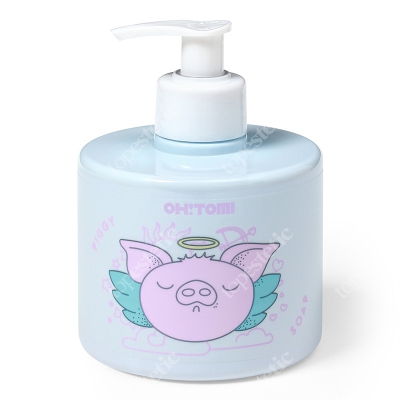 Oh Tomi Piggy Soap Naturalne mydło w płynie (Malina i truskawka) 300 ml