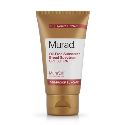 Murad Oil-Free Sunscreen SPF 30 PA +++ Lekka emulsja do opalania SPF 30 50 ml