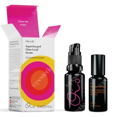 Oio Lab Fusion and Bright ZESTAW Skoncentrowane serum rozświetlające do twarzy 15 ml + Kuracja rozjaśniająca z witaminą C do twarzy 10 ml