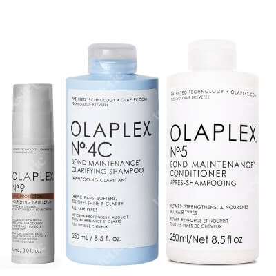 Olaplex Olaplex Set ZESTAW Szampon 250 ml + Antyoksydanty serum do włosów 90 ml + Odżywka 250 ml