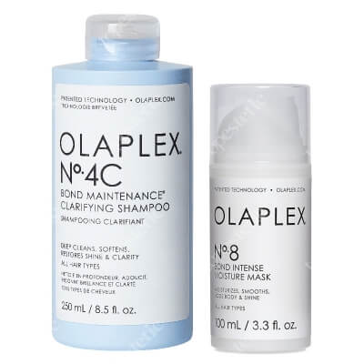 Olaplex Shampoo + Mask ZESTAW Szampon oczyszczający 250 ml + Intensywna maska nawilżająca 100 ml