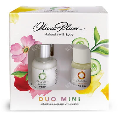 Olivia Plum Duo Mini Drip And Glow ZESTAW Serum nawilżające 15 ml + Serum rozjaśniające 15 ml