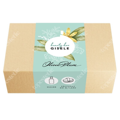 Olivia Plum GISELE Beauty Box ZESTAW Olejek do ciała 100 ml + Wykonana z drewna bukowego i włókna agawy 1 szt.