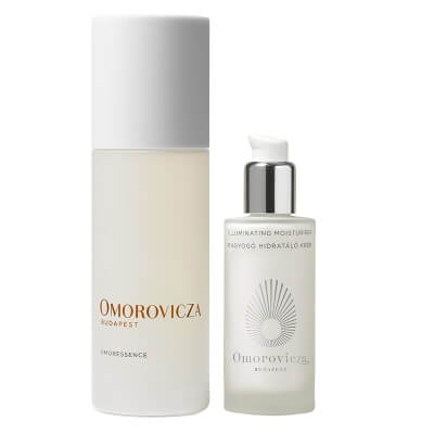 Omorovicza Moisture Set ZESTAW Rozświetlający krem nawilżający 50 ml + Esencja zwiększająca nawilżenie skóry 100 ml