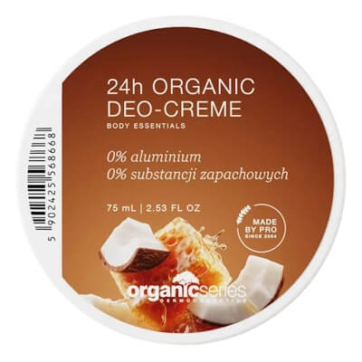 Organic Series 24h Organic Deo-Creme Organiczny balsam dezodorujacy pod pachy 24h 75 ml