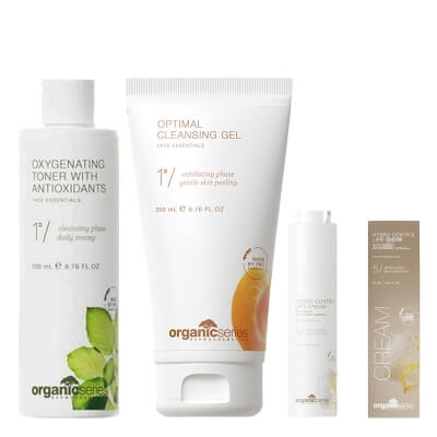 Organic Series Antioxidant Skin ZESTAW Żel do mycia twarzy 200 ml + Tonik z antyoksydantami 200 ml + Krem hydrolipidowy 50 ml