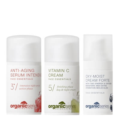 Organic Series Calm And Repair Set ZESTAW Krem do cery naczyniowej 15 ml + Krem forte dotleniająco-nawilżający 15 ml + Krem z witaminą C 15 ml