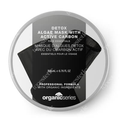 Organic Series Detox Algae Mask With Active Carbon Maska algowa z aktywnym węglem 200 ml