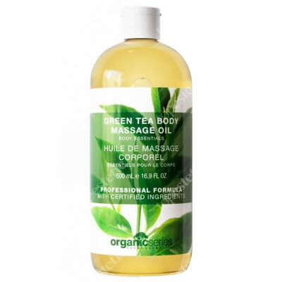 Organic Series Green Tea Massage Oil Olejek do ciała zielona herbata 500 ml