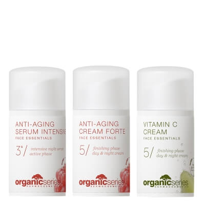 Organic Series Lift And Glow Set ZESTAW Liftingujące serum peptydowe 15 ml + Liftingujący krem peptydowy 15 ml + Krem z witaminą C 15 ml