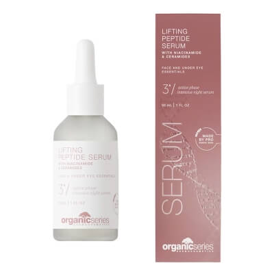 Organic Series Lifting Peptide Serum Serum Liftingujące serum peptydowe z niacynamidem i ceramidami 30 ml