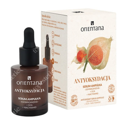 Orientana Antioxidant Serum-Ampoule Serum-ampułka Ashwagandha Cica + Niacynamid 30 ml