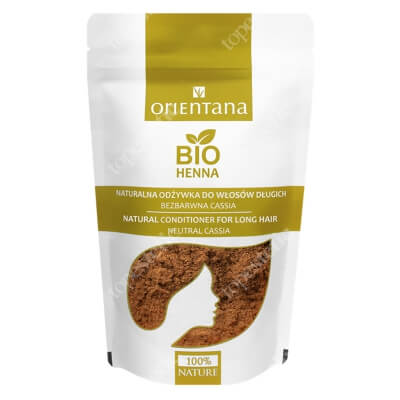 Orientana Bio Henna Naturalna roślinna odżywka do włosów długich - bezbarwna 100 g