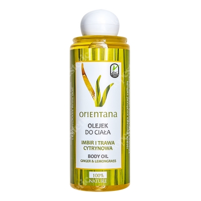 Orientana Body Oil Olejek do ciała - Imbir i trawa cytrynowa 210 ml