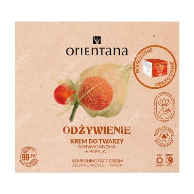Orientana Day and Night Face Cream Ashwaganda Krem do twarzy na dzień i noc - Żeń szeń indyjski 40 g