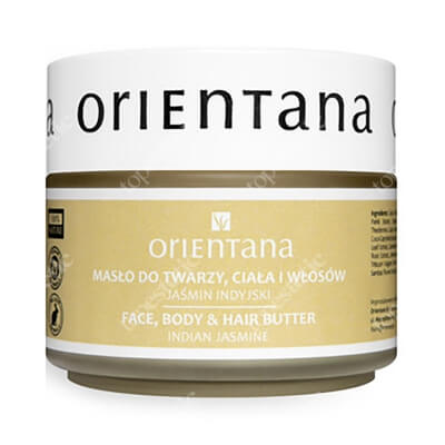 Orientana Face, Body And Hair Butter Indian Jasmine Masło do twarzy, ciała i włosów - jaśmin indyjski 100 g