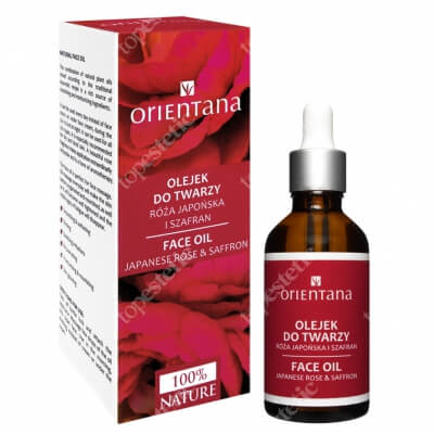 Orientana Face Oil Japanese Rose Olejek do twarzy - Róża japońska i szafran 50 ml