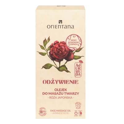 Orientana Face Oil Japanese Rose Różany olejek do masażu twarzy 30 ml
