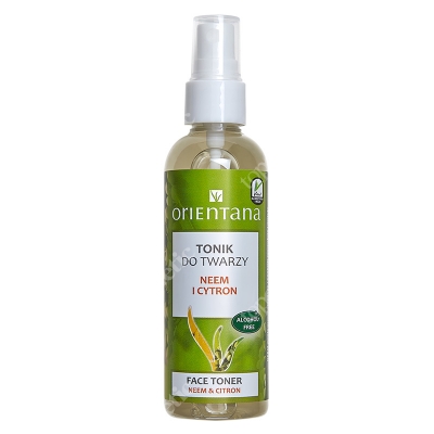 Orientana Face Toner Naturalny tonik do twarzy - Neem i Cytron 100 ml