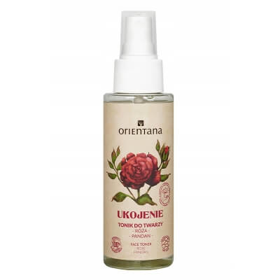 Orientana Face Toner Naturalny tonik do twarzy - Róża japońska i pandan 100 ml