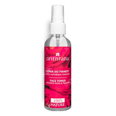 Orientana Face Toner Naturalny tonik do twarzy - Róża japońska i pandan 100 ml