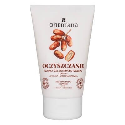 Orientana Kojący żel do mycia twarzy Z daktylem, inuliną i zieloną herbatą 125 ml
