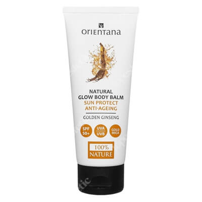 Orientana Natural Glow Body Balm SPF 50+ UVA, UVB Rozświetlający balsam do ciała SPF 50+ UVA, UVB 100 ml