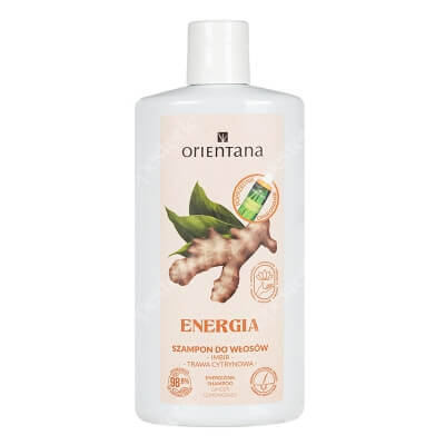 Orientana Natural Hair Shampoo Ajurwedyjski naturalny szampon do włosów - Imbir i trawa cytrynowa 210 ml